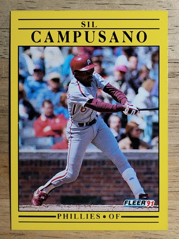 1991 Fleer #389 Sil Campusano