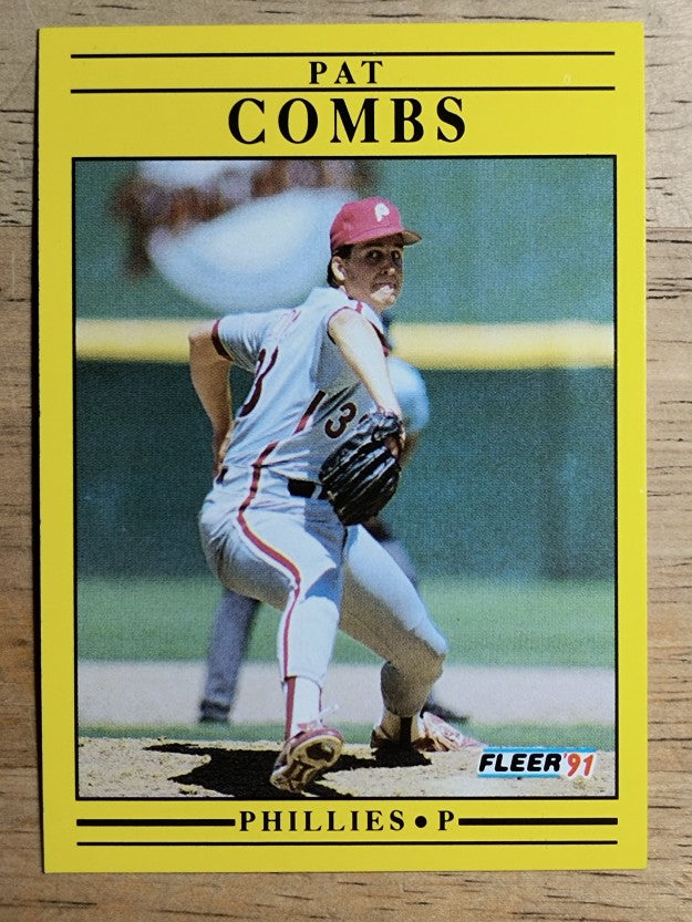 1991 Fleer #392 Pat Combs