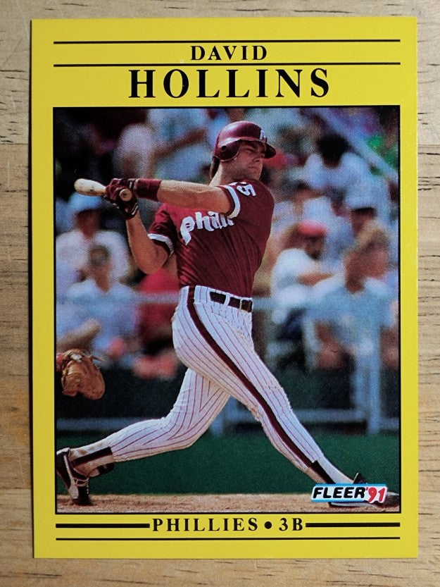 1991 Fleer #399 David Hollins
