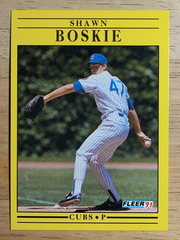 1991 Fleer #416 Shawn Boskie