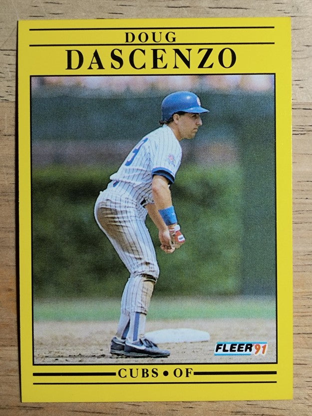 1991 Fleer #418 Doug Dascenzo