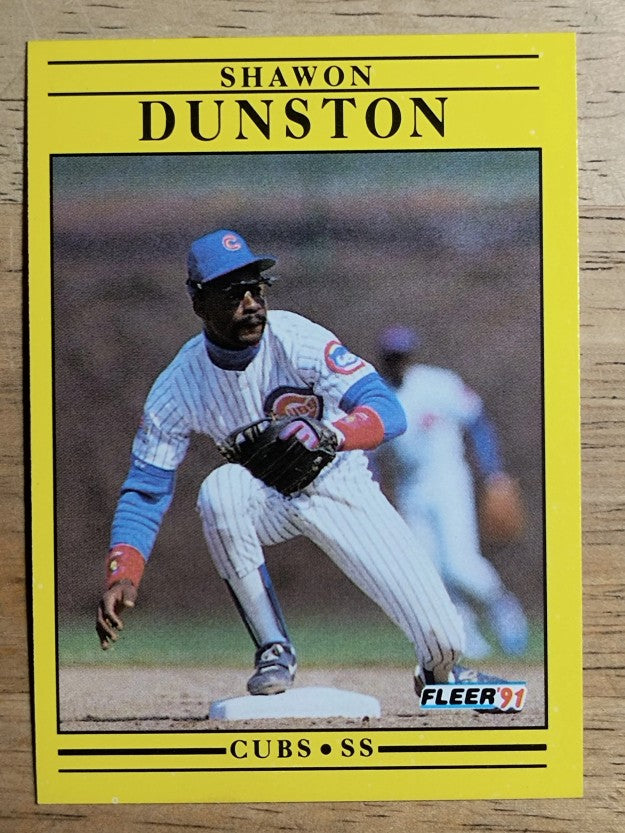 1991 Fleer #420 Shawon Dunston