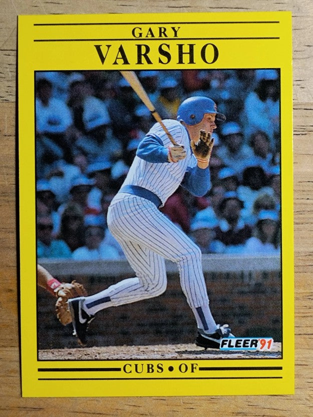 1991 Fleer #435 Gary Varsho