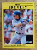 1991 Fleer #445 Mike Brumley