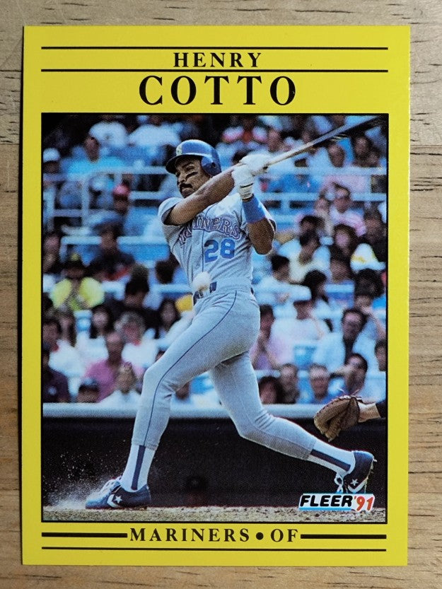 1991 Fleer #448 Henry Cotto