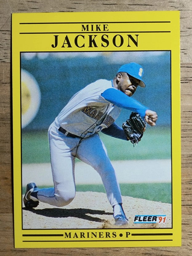 1991 Fleer #454 Mike Jackson