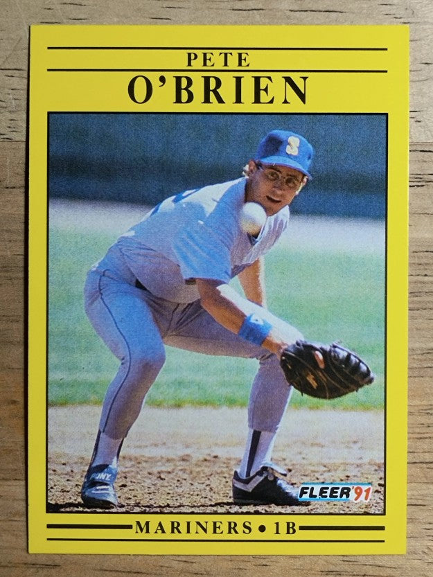 1991 Fleer #459 Pete O'Brien