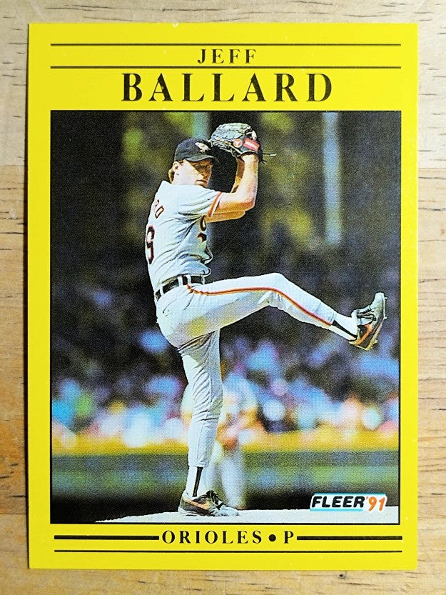 1991 Fleer #467 Jeff Ballard