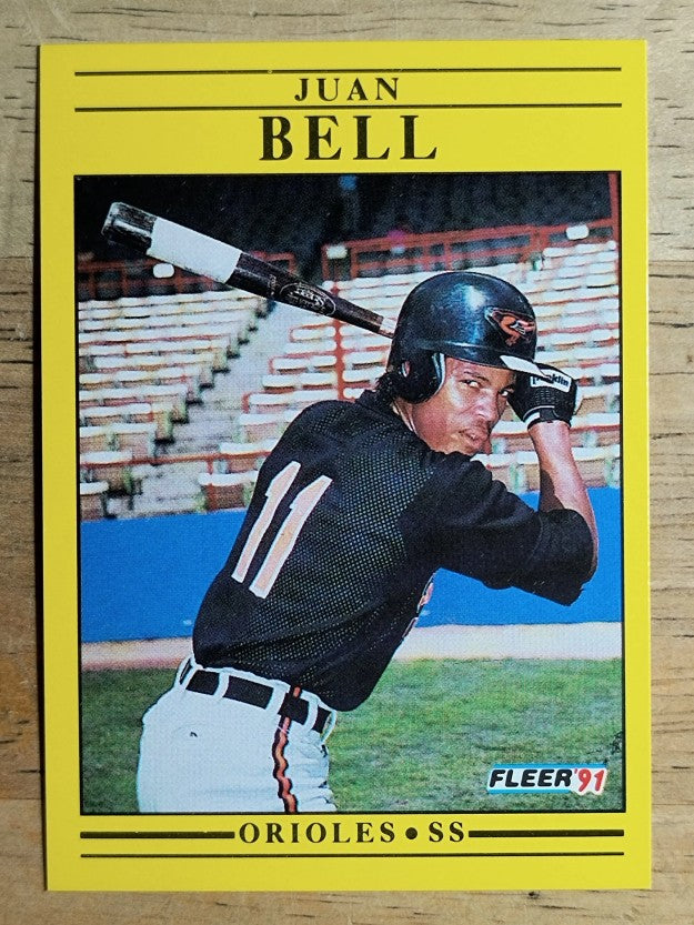 1991 Fleer #468 Juan Bell