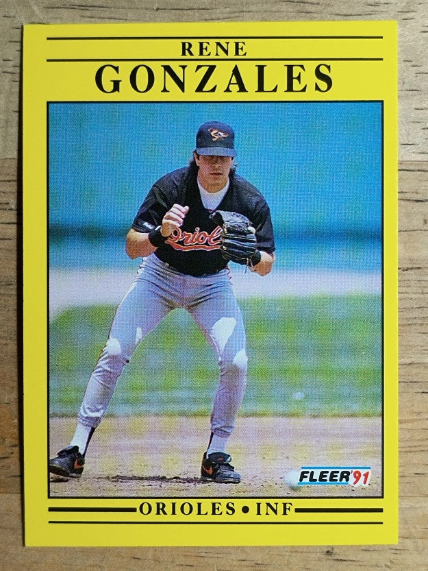 1991 Fleer #473 Rene Gonzales