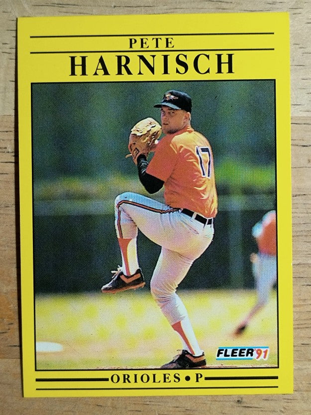 1991 Fleer #474 Pete Harnisch