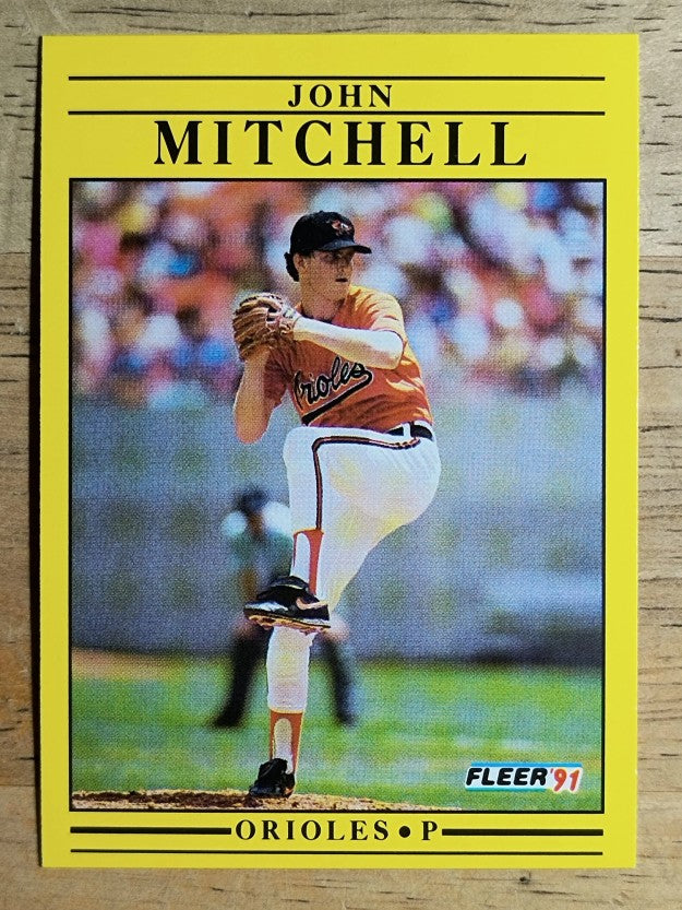 1991 Fleer #485 John Mitchell