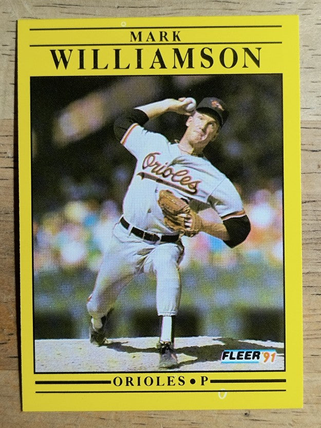 1991 Fleer #495 Mark Williamson