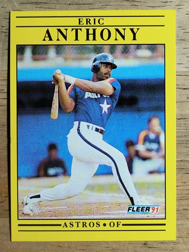 1991 Fleer #498 Eric Anthony