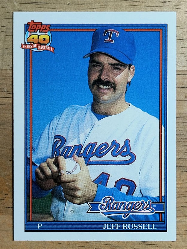 1991 Topps #344 Jeff Russell