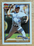 1991 Topps #365 Mike Schooler