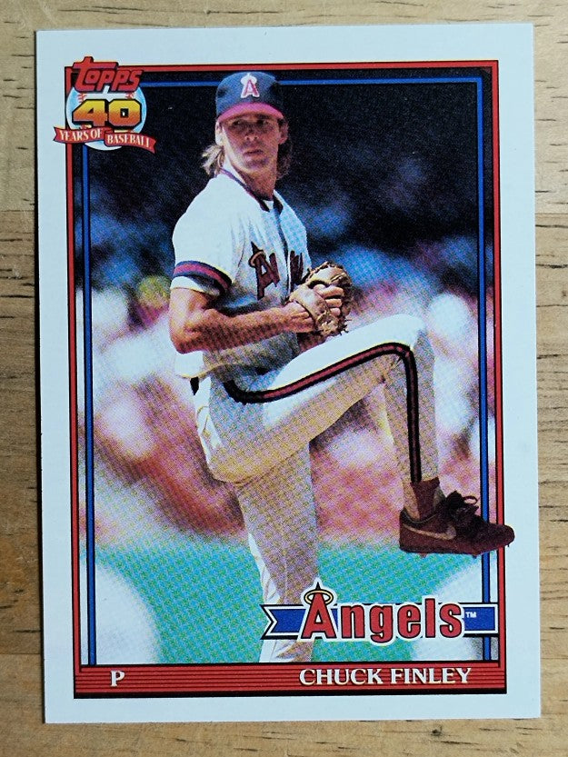 1991 Topps #505 Chuck Finley