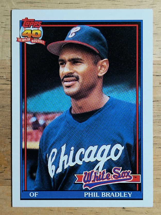 1991 Topps #717 Phil Bradley