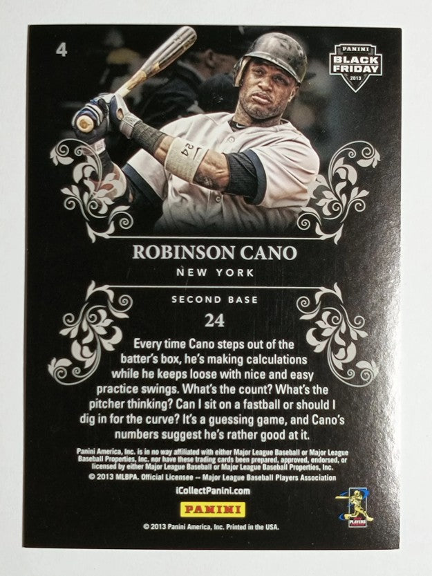 2013 Panini Black Friday Collection #4 Robinson Cano