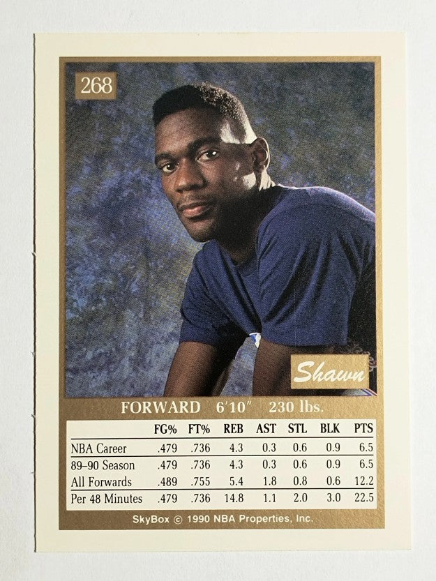 1990-91 SkyBox #268 Shawn Kemp RC