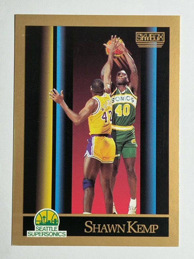 1990-91 SkyBox #268 Shawn Kemp RC