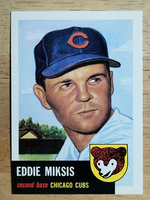 1991 Topps Archives '53 #39 Eddie Miksis
