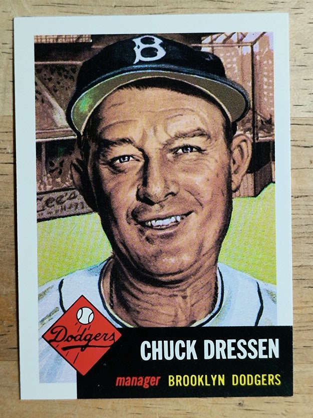 1991 Topps Archives '53 #50 Chuck Dressen MG
