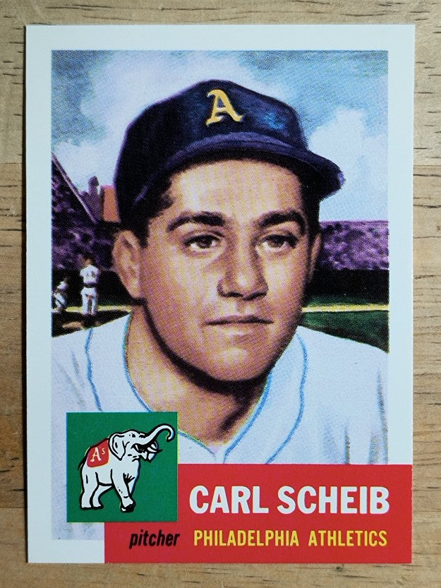 1991 Topps Archives '53 #57 Carl Scheib
