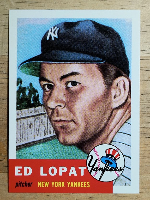 1991 Topps Archives '53 #87 Ed Lopat