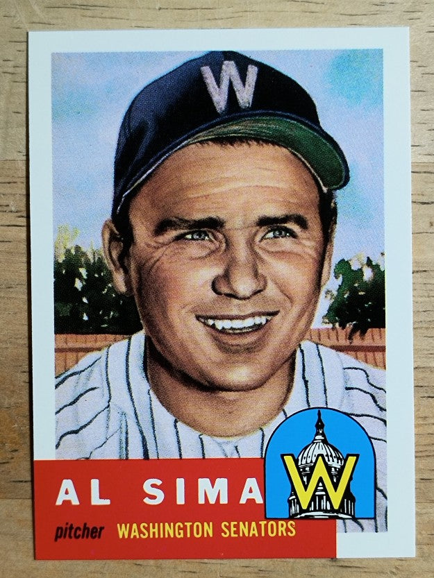 1991 Topps Archives '53 #241 Al Sima