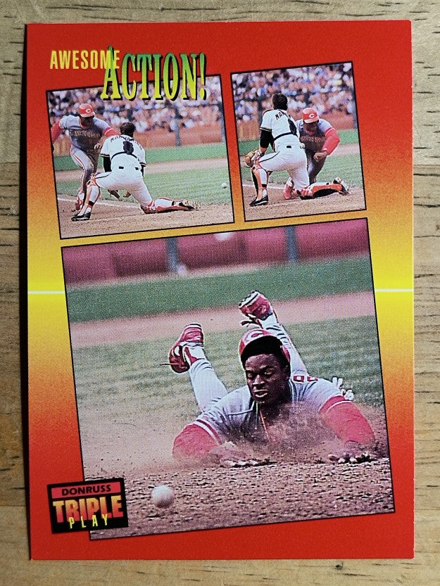 1992 Triple Play #61 Glenn Braggs/Kirt Manwaring AA