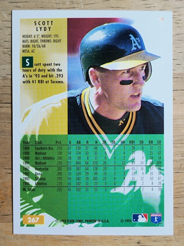 1994 Fleer #267 Scott Lydy
