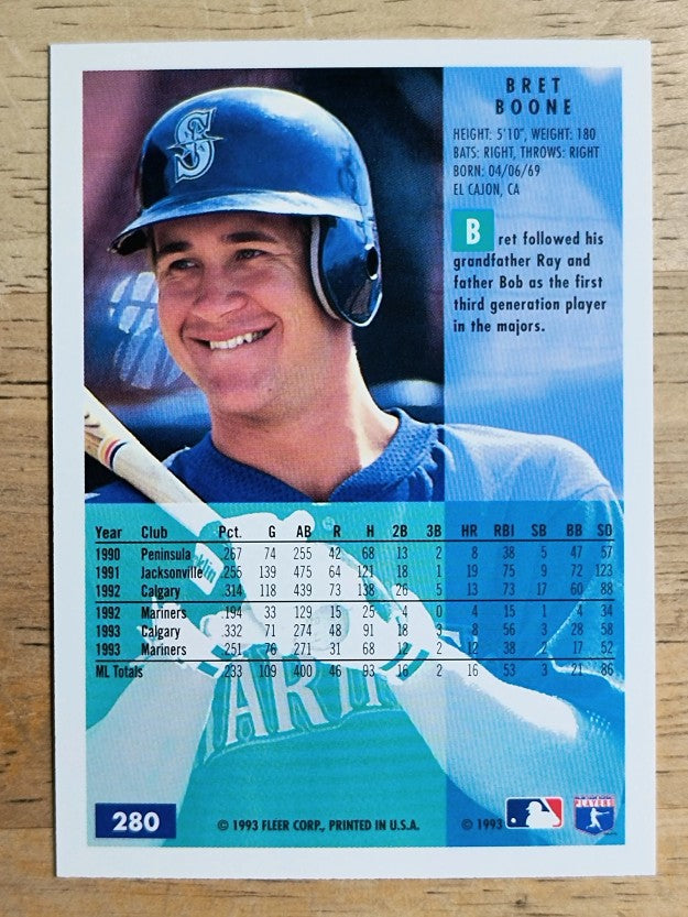 1994 Fleer #280 Bret Boone