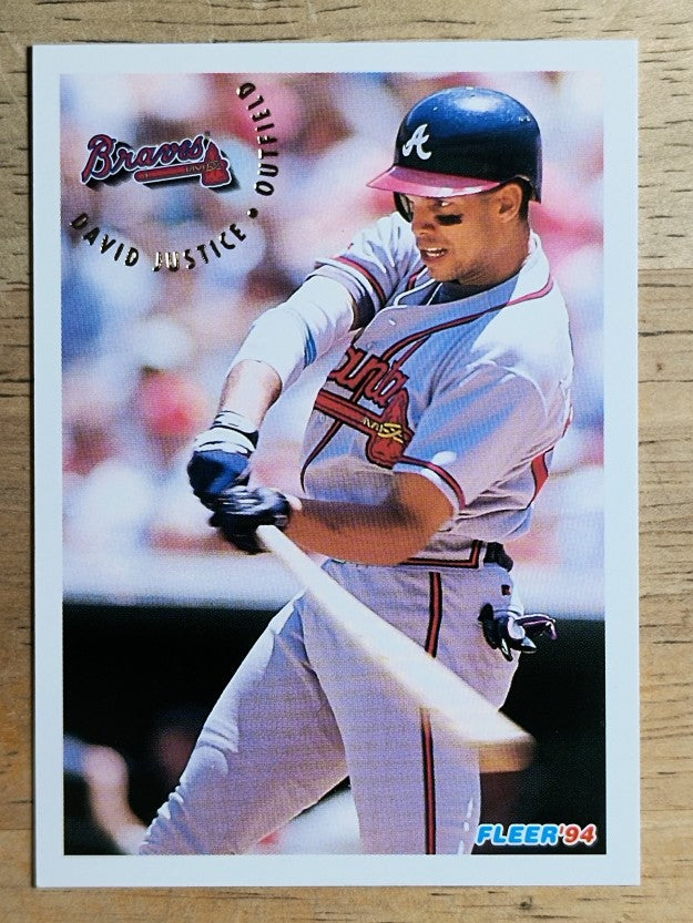 1994 Fleer #361 David Justice