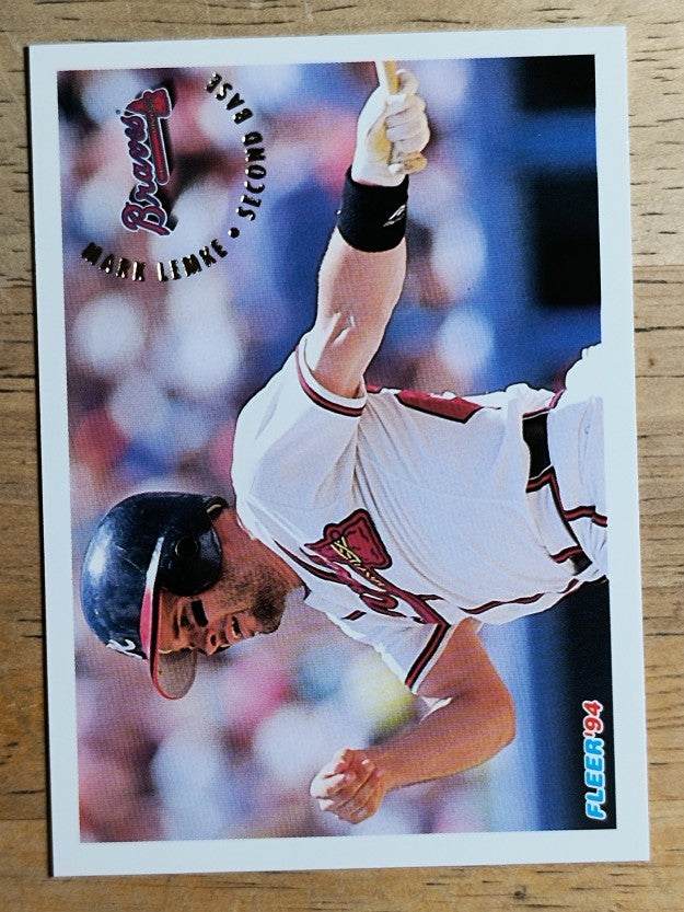 1994 Fleer #363 Mark Lemke