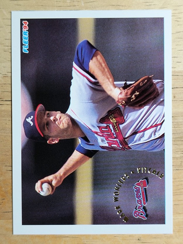 1994 Fleer #378 Mark Wohlers