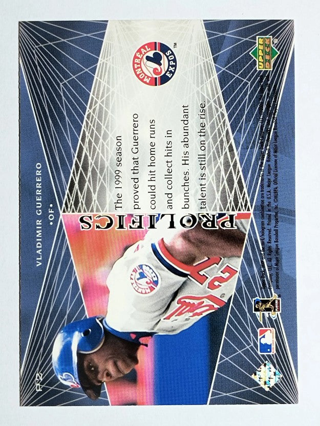 2000 Upper Deck MVP Prolifics #P2 Vladimir Guerrero