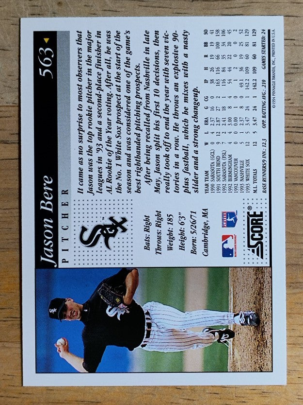 1994 Score #563 Jason Bere