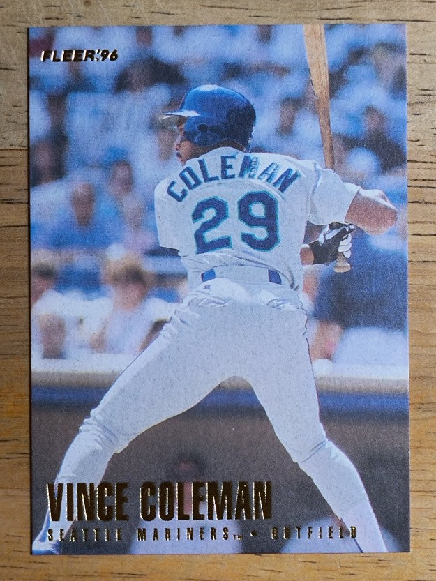1996 Fleer #233 Vince Coleman