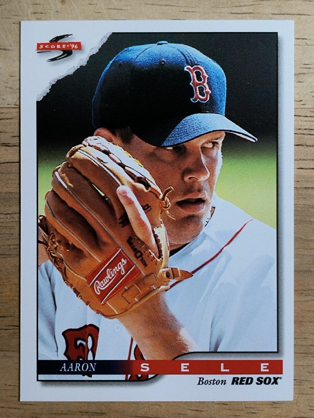 1996 Score #416 Aaron Sele