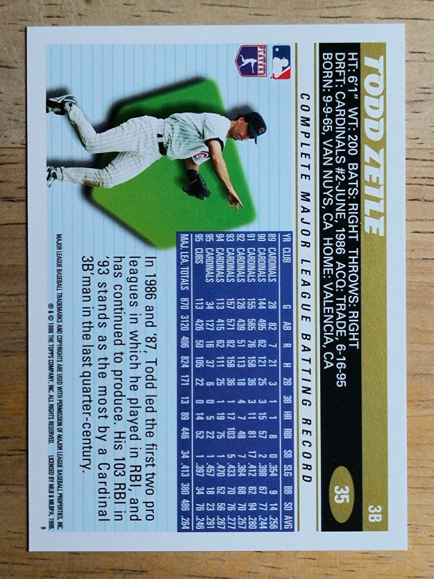 1996 Topps #35 Todd Zeile