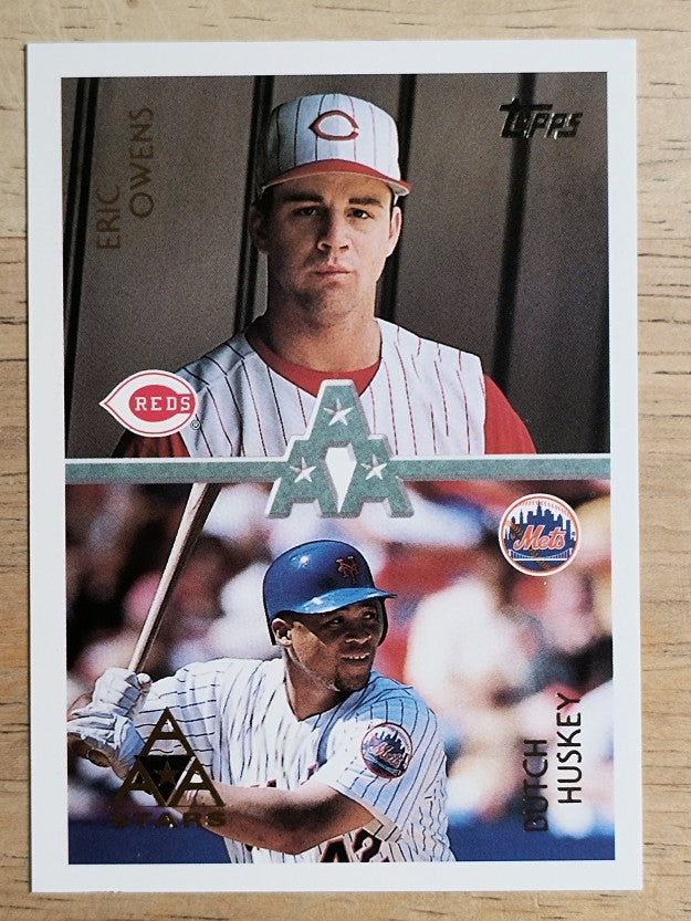 1996 Topps #104 Eric Owens/Butch Huskey