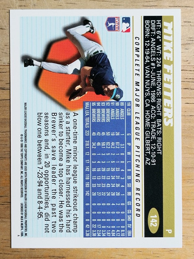 1996 Topps #142 Mike Fetters