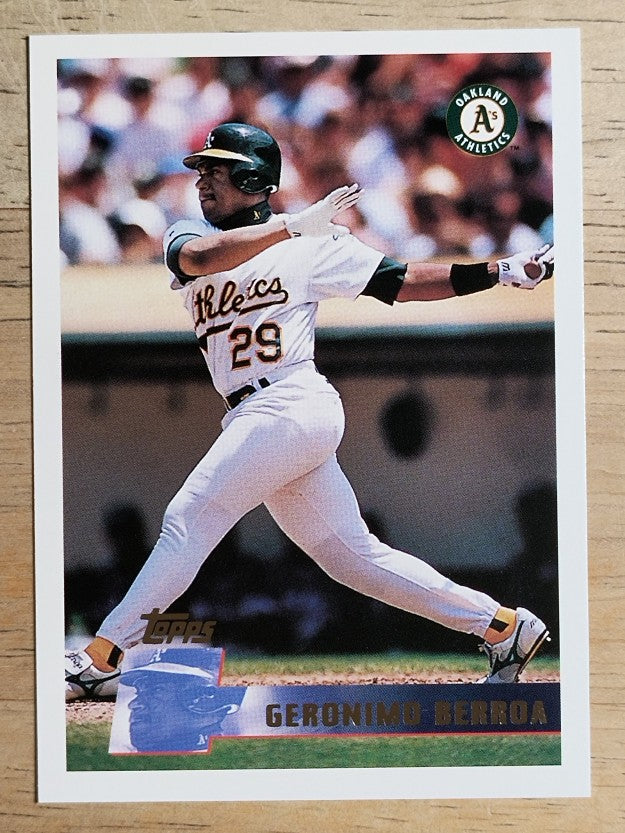 1996 Topps #154 Geronimo Berroa