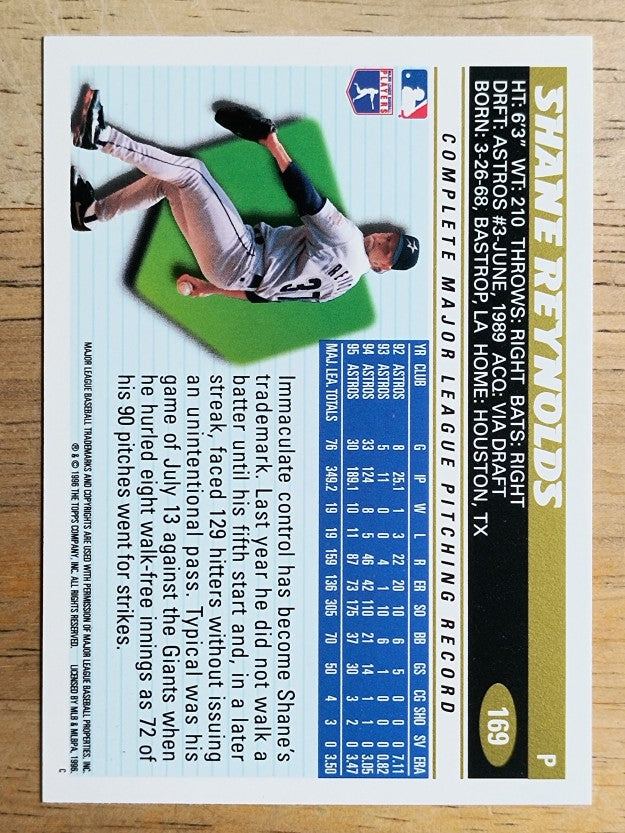 1996 Topps #169 Shane Reynolds