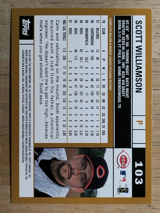 2002 Topps #103 Scott Williamson