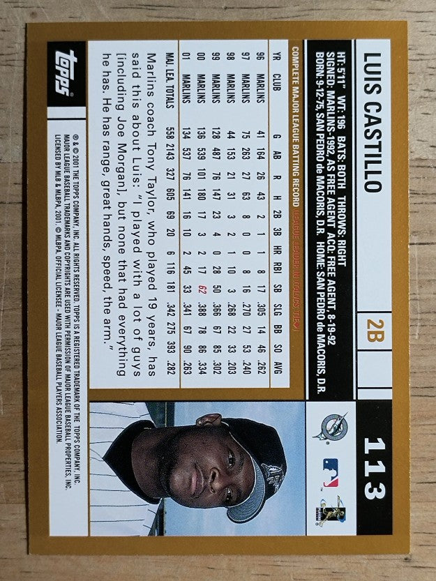 2002 Topps #113 Luis Castillo