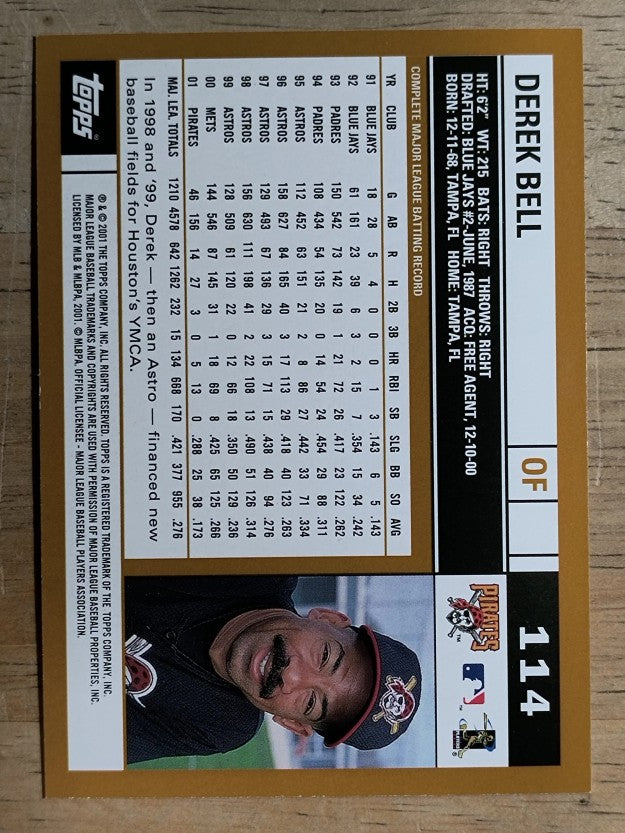 2002 Topps #114 Derek Bell