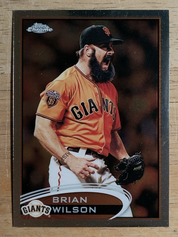 2012 Topps Chrome #98 Brian Wilson