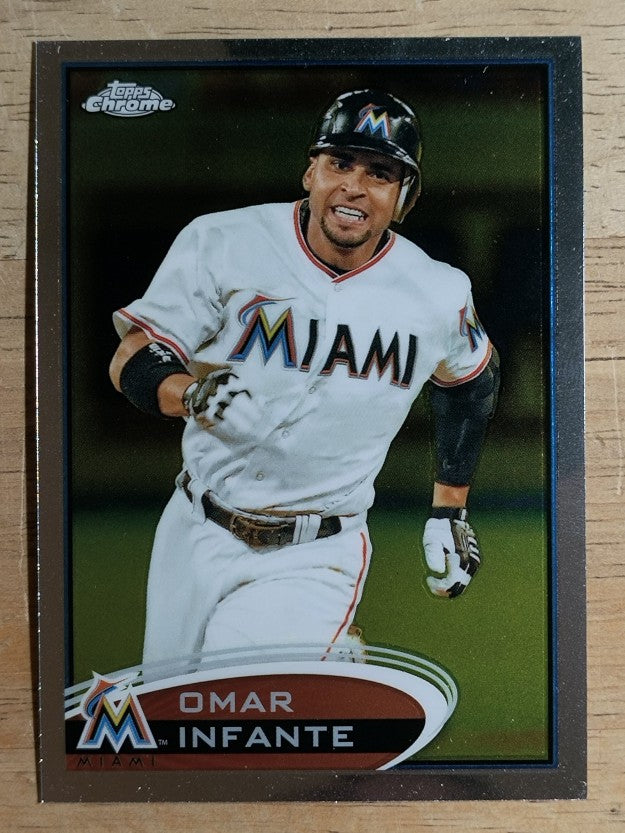 2012 Topps Chrome #220 Omar Infante